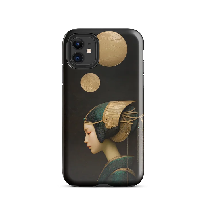 Celestial Jade Empress – Futuristic Oriental Portrait in Gold and Green product image (28)