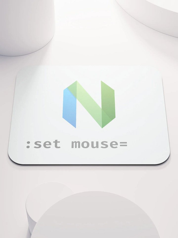 Neovim Mouse Pad (light) product image (1)
