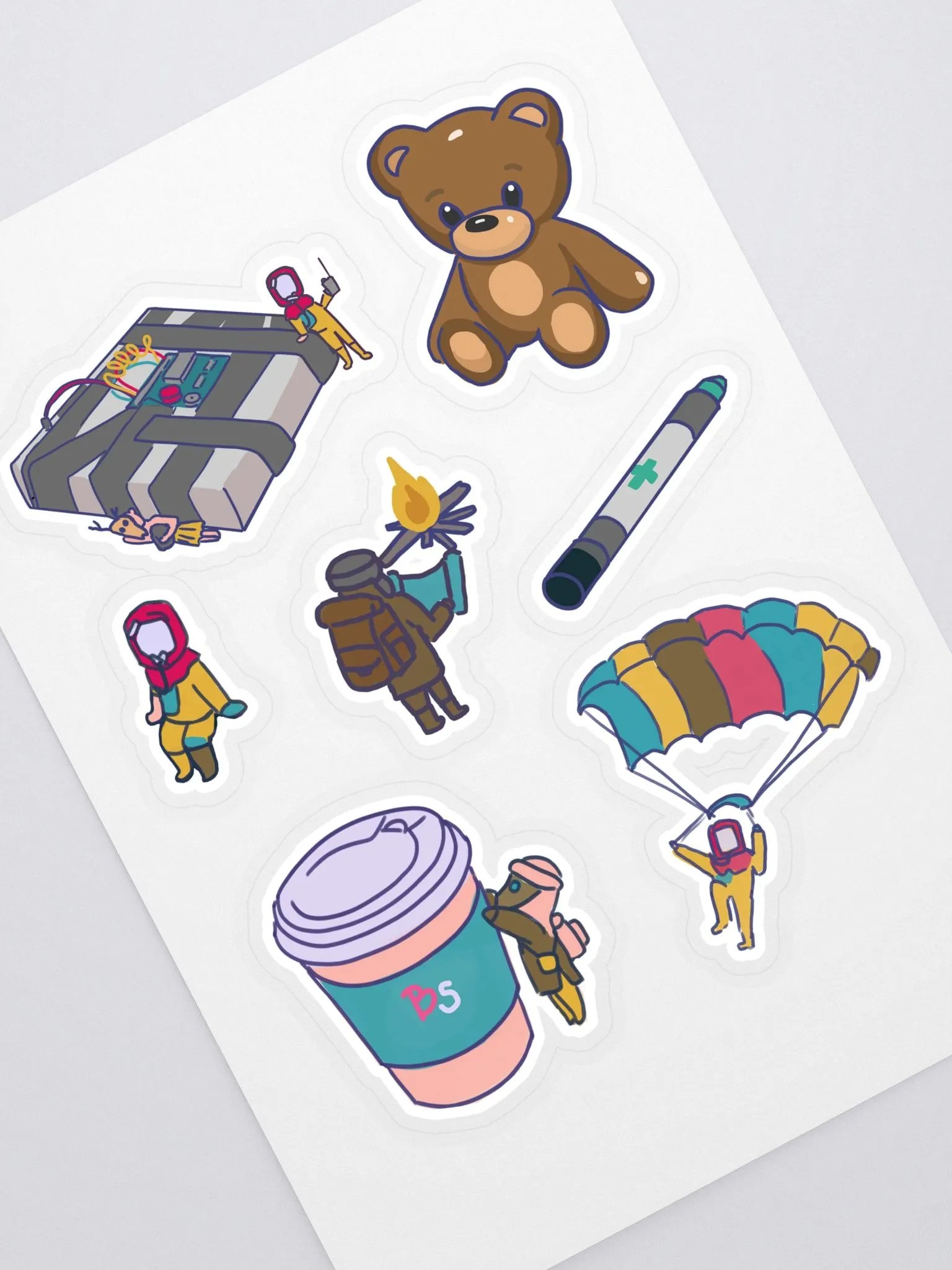 BeccaSomething Adventure and Survival Sticker Sheet Set product image (1)