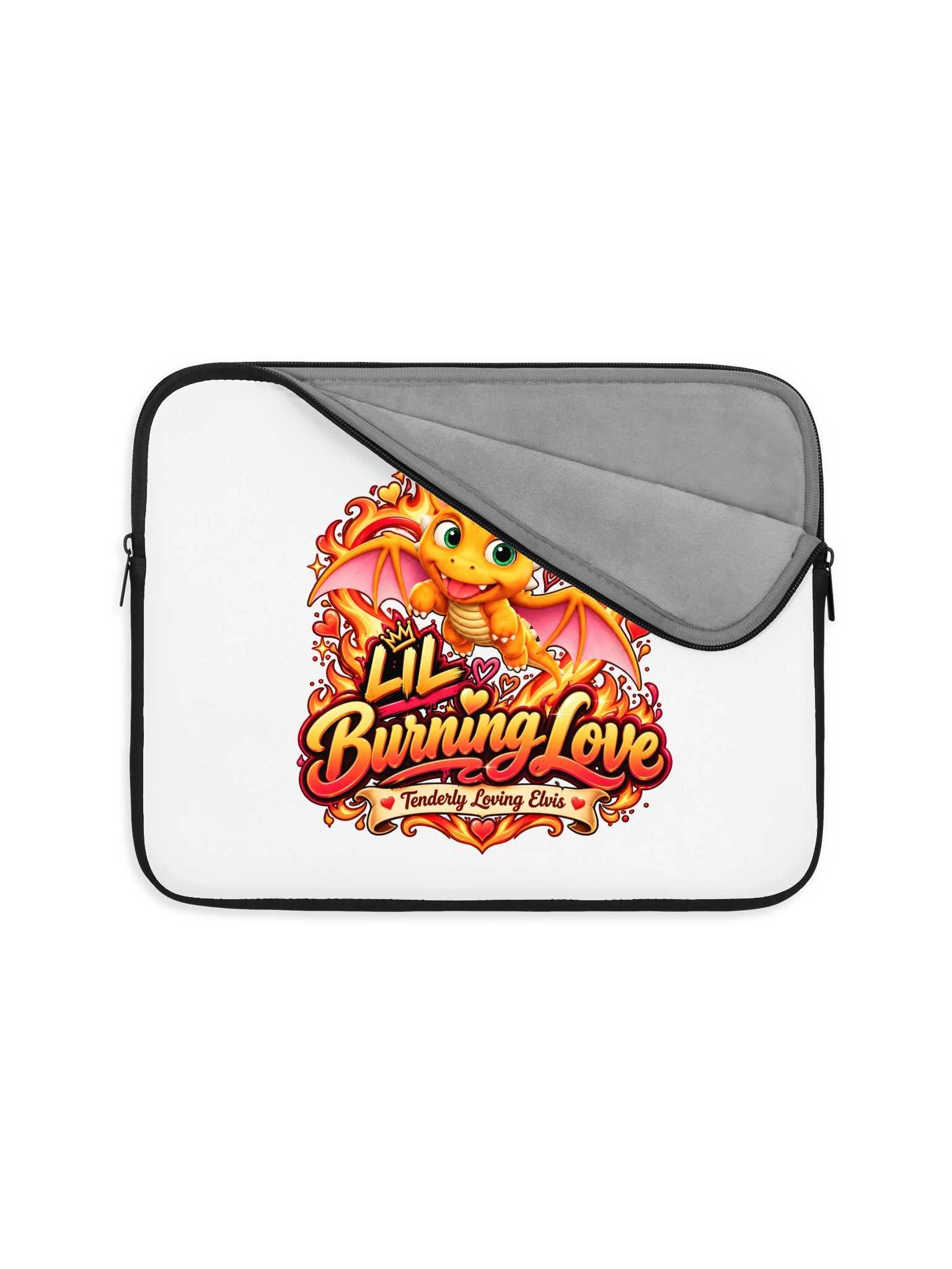 Lil Burning Love Dragon Laptop Sleeve product image (3)