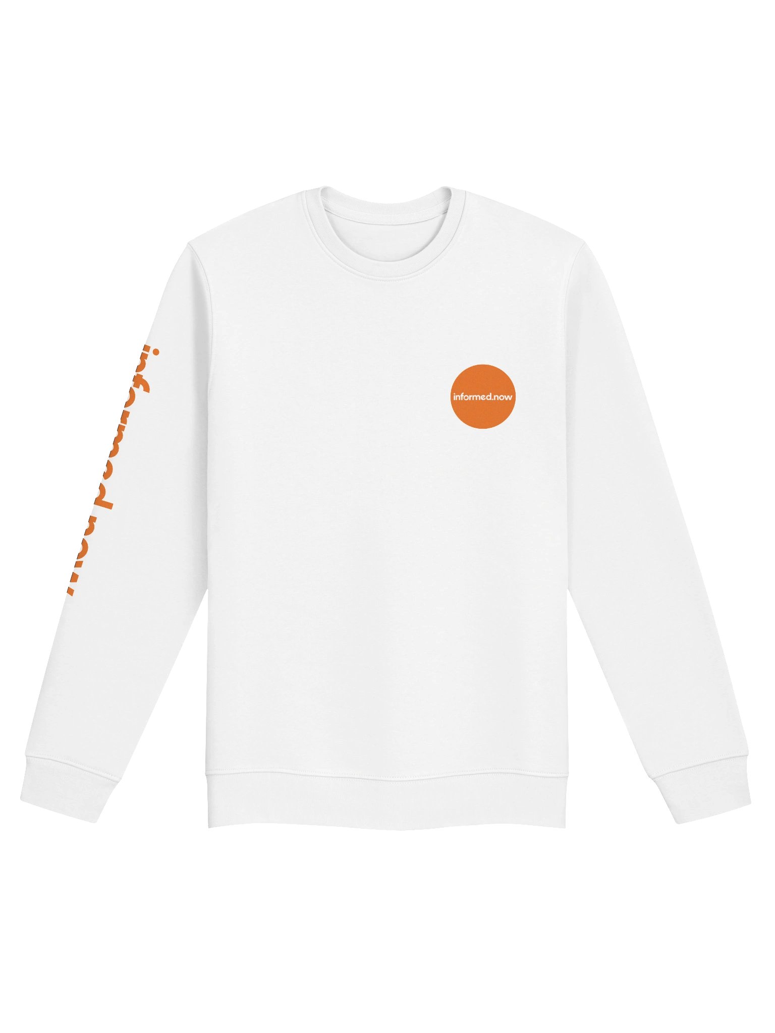 informed.now Eco Sweatshirt (White) product image (3)