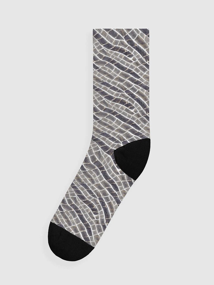 Grey Snake Skin Socks product image (1)