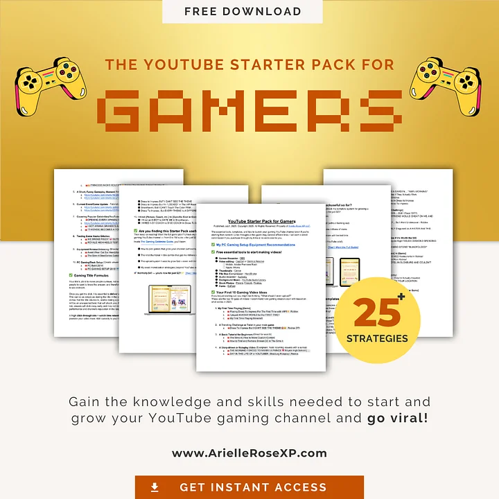 The Gaming Goldmine Guide: How to Grow a YouTube Gaming Channel to 1 Million Subs! product image (2)