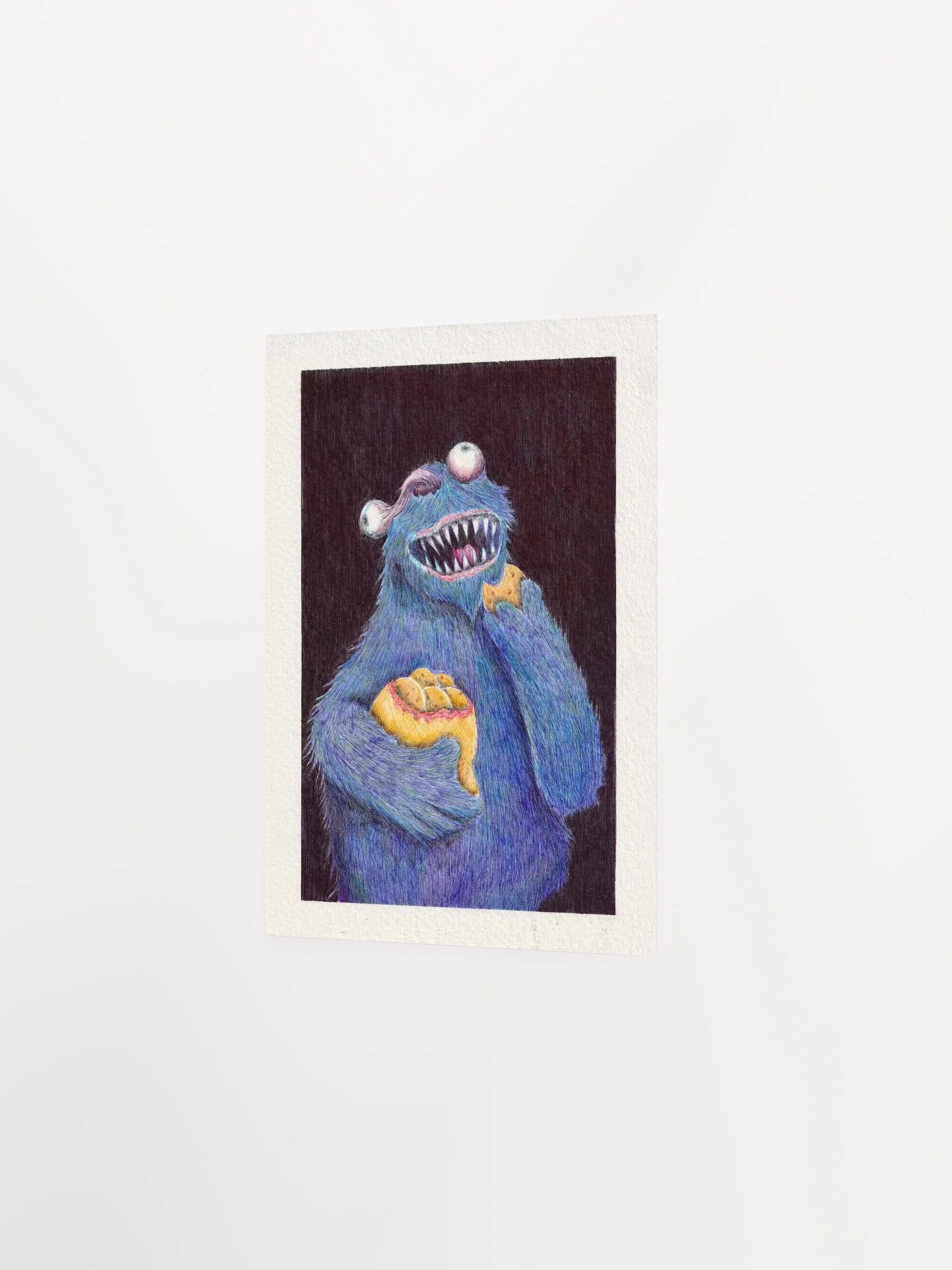 Zombie Cookie Monster Print product image (2)