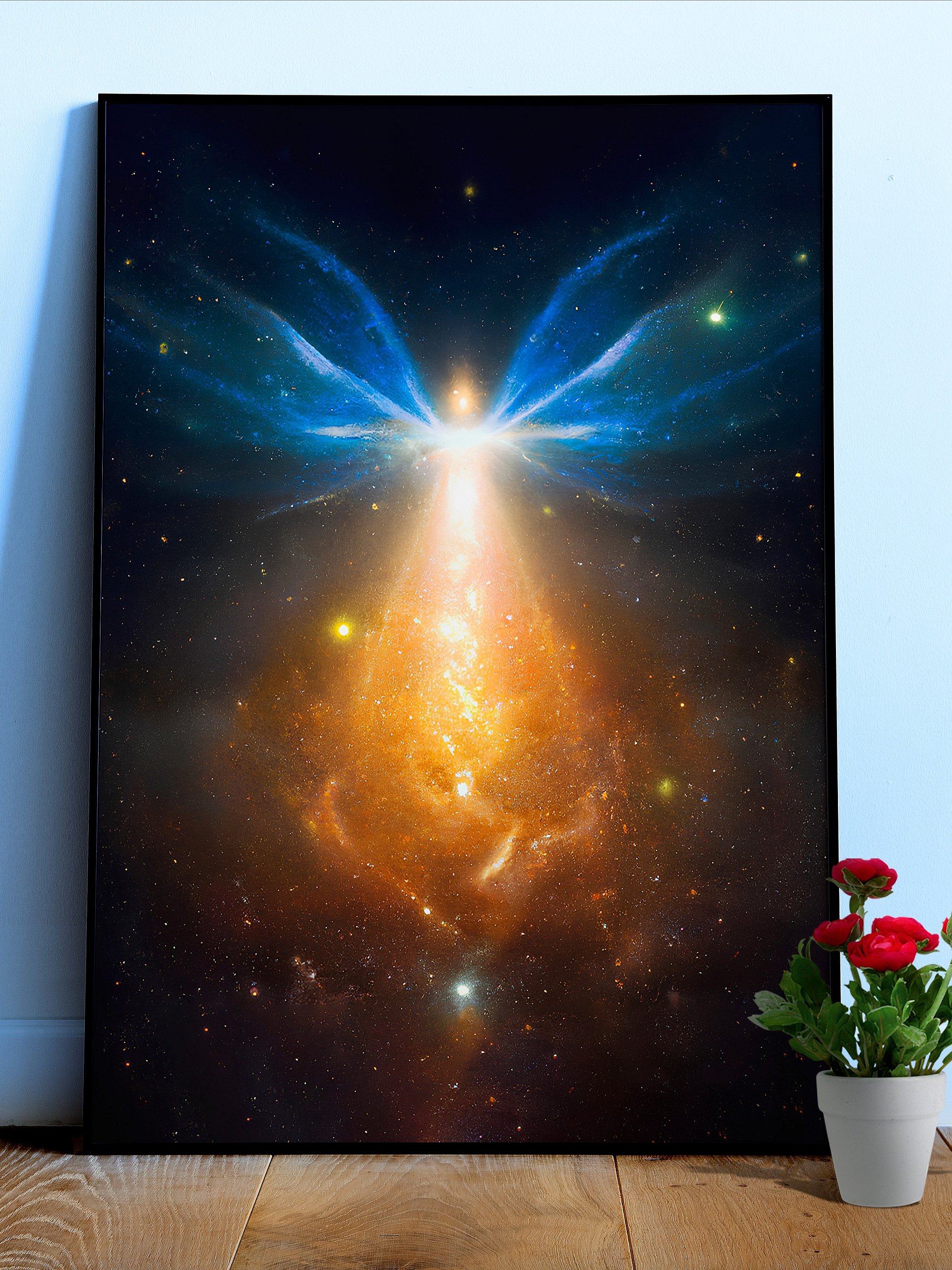 Heaven's Gate #1.3 — vibrant space poster, ethereal yoga print, abstract art, spiritual wall decor, aura poster, astrology poster, astronomy poster product image (1)