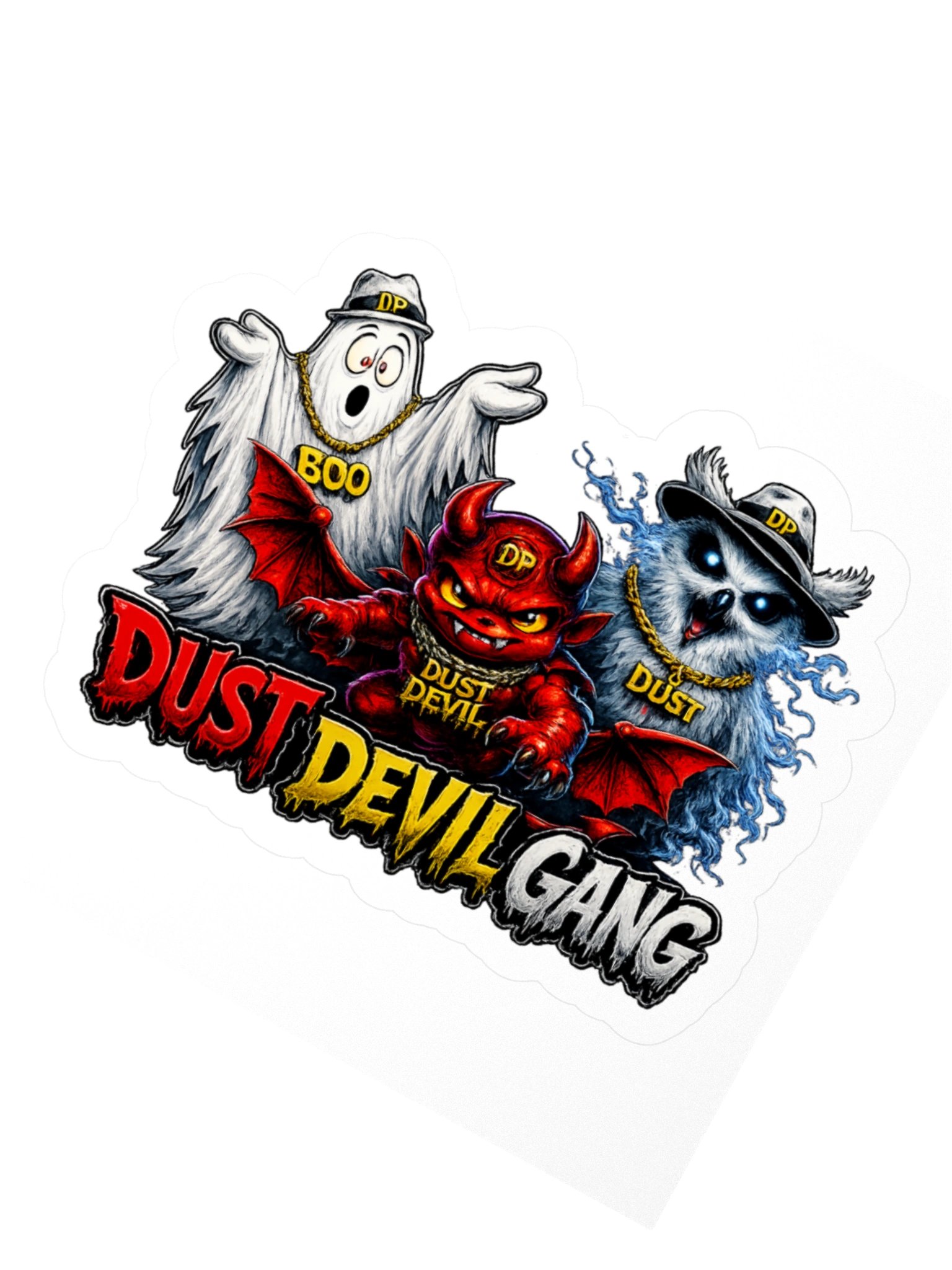 Dust Devil Gang 3" x 3" sticker product image (2)