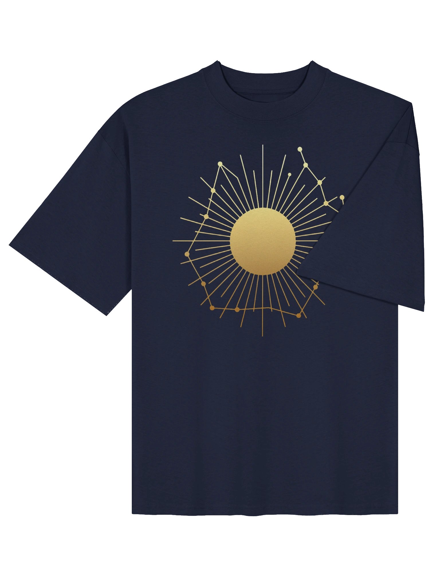 Golden Constellation Unisex Oversized Tee product image (4)
