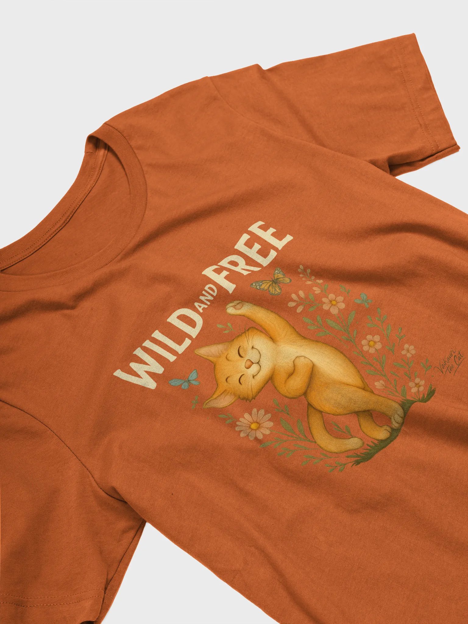 Wild and Free Vaikauri Cat T-Shirt product image (11)