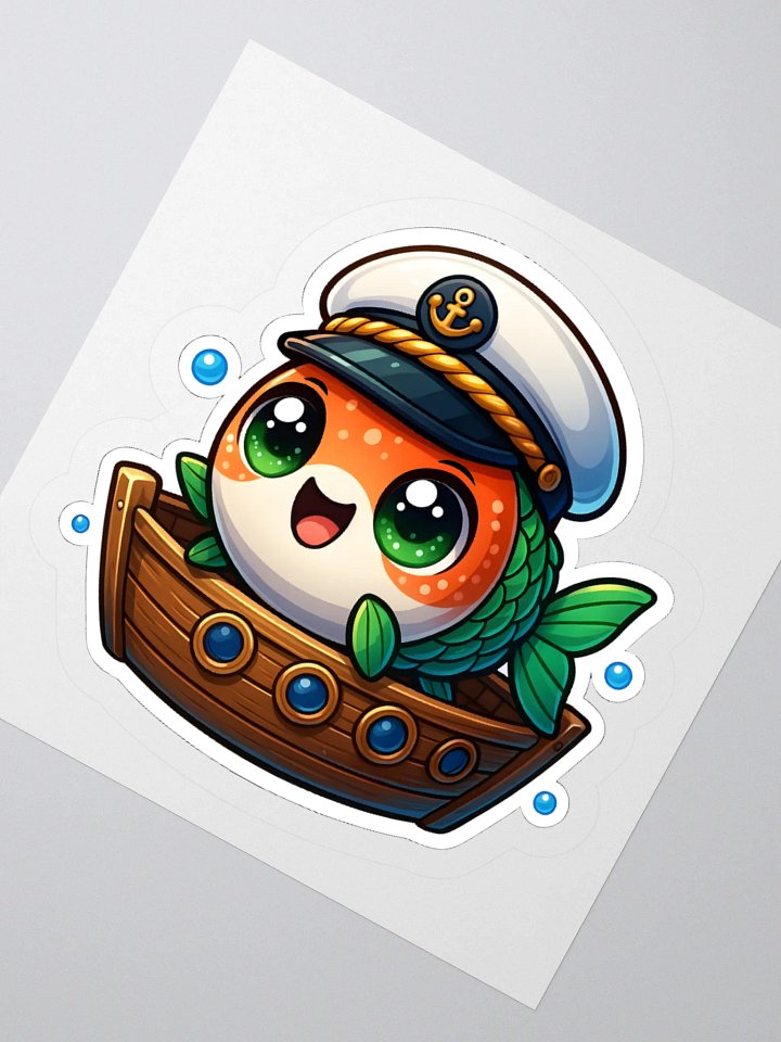 Captain Fin - Kiss Cut Stickers product image (2)