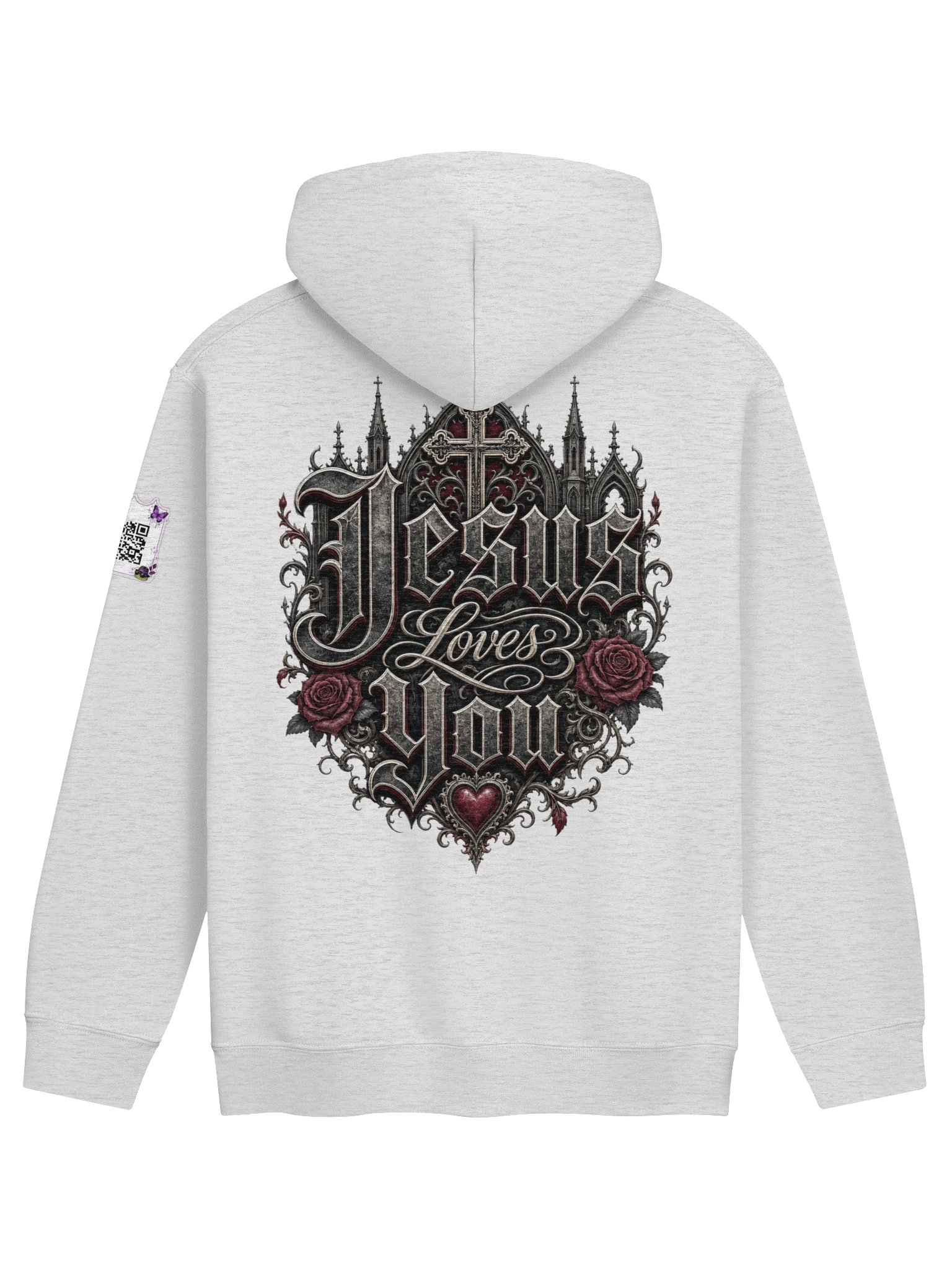 Jesus Loves You (2) Hoodie w/QR product image (33)