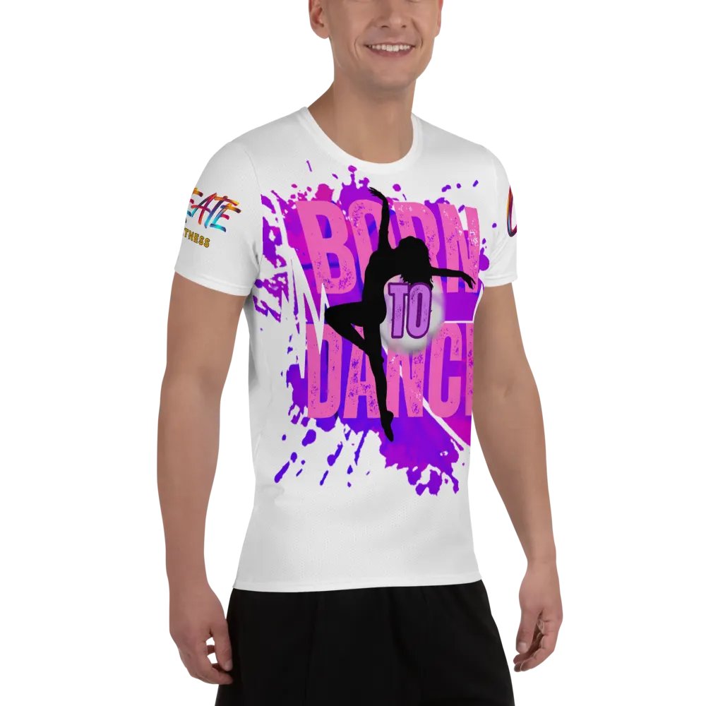 Born to Dance Her Silhouette Huge Print Athletic Tee product image (12)