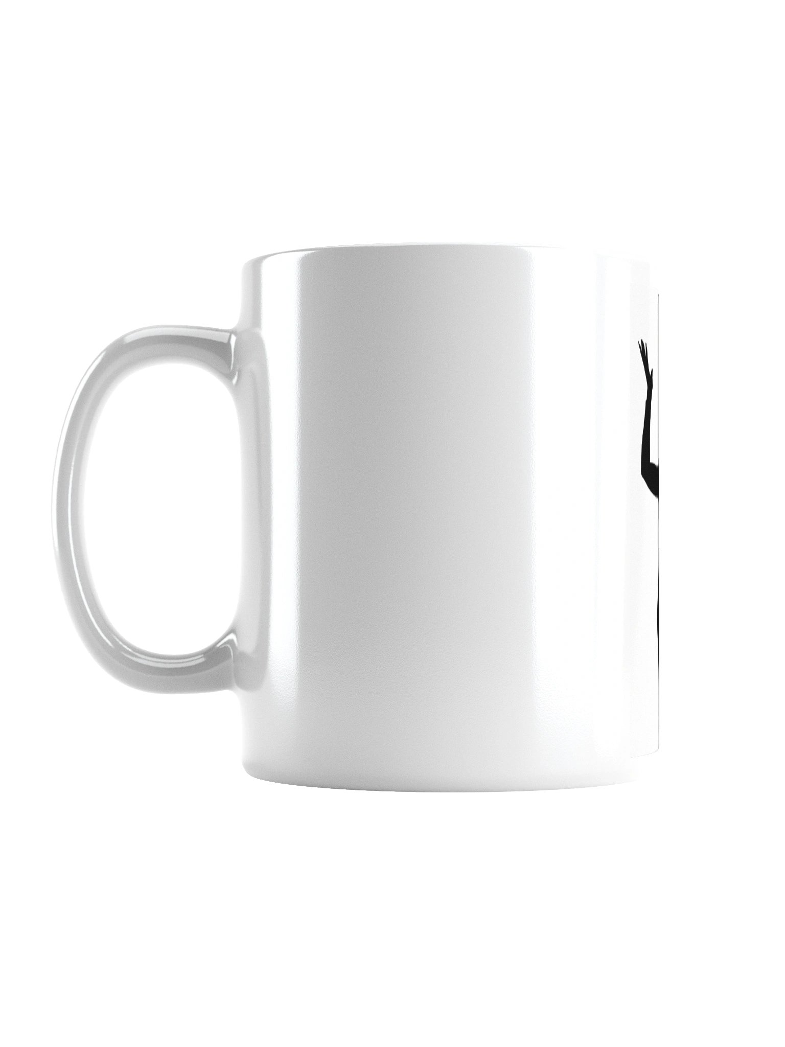 Izzi Fabulous! - Black Silhouette on White Mug product image (2)