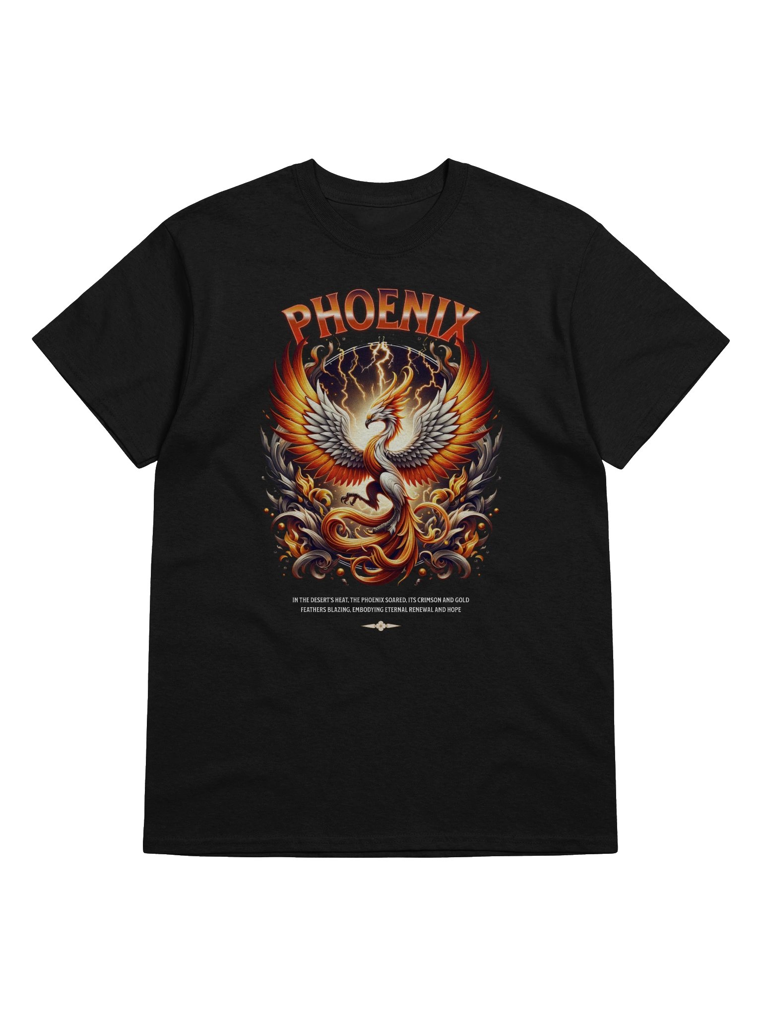Eternal Phoenix on Fire T-Shirt for Bold Fashion Statements product image (40)