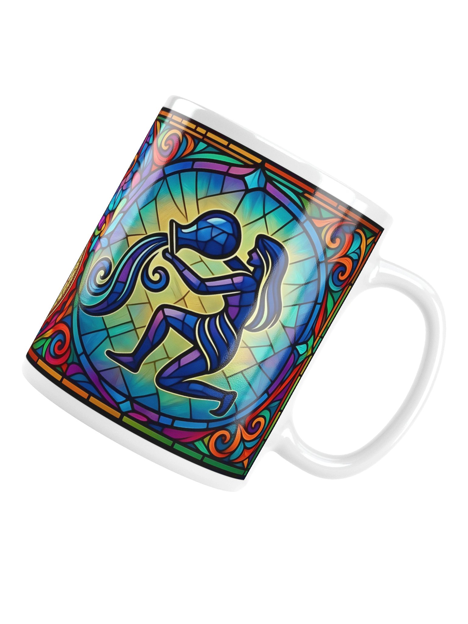 Aquarius Gloss white Mug product image (5)