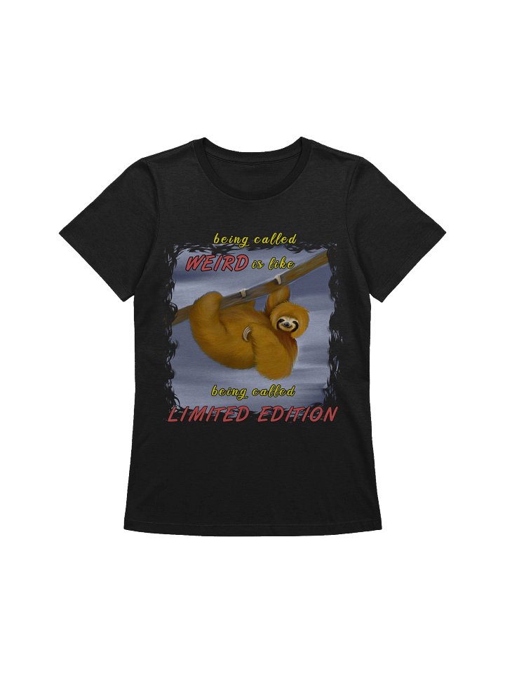 Sloth "LIMITED EDITION" T-Shirt. Women's Bella+Canvas Supersoft Relaxed-fit T-Shirt product image (1)