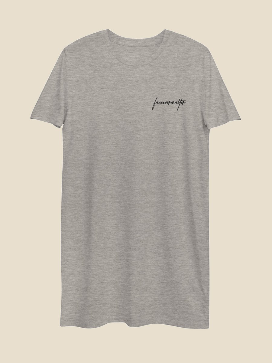 Faceovermatter T-Shirt Dress (Heather Grey) product image (2)