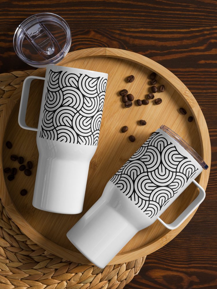 Monochrome Maze 25oz Travel Mug product image (7)