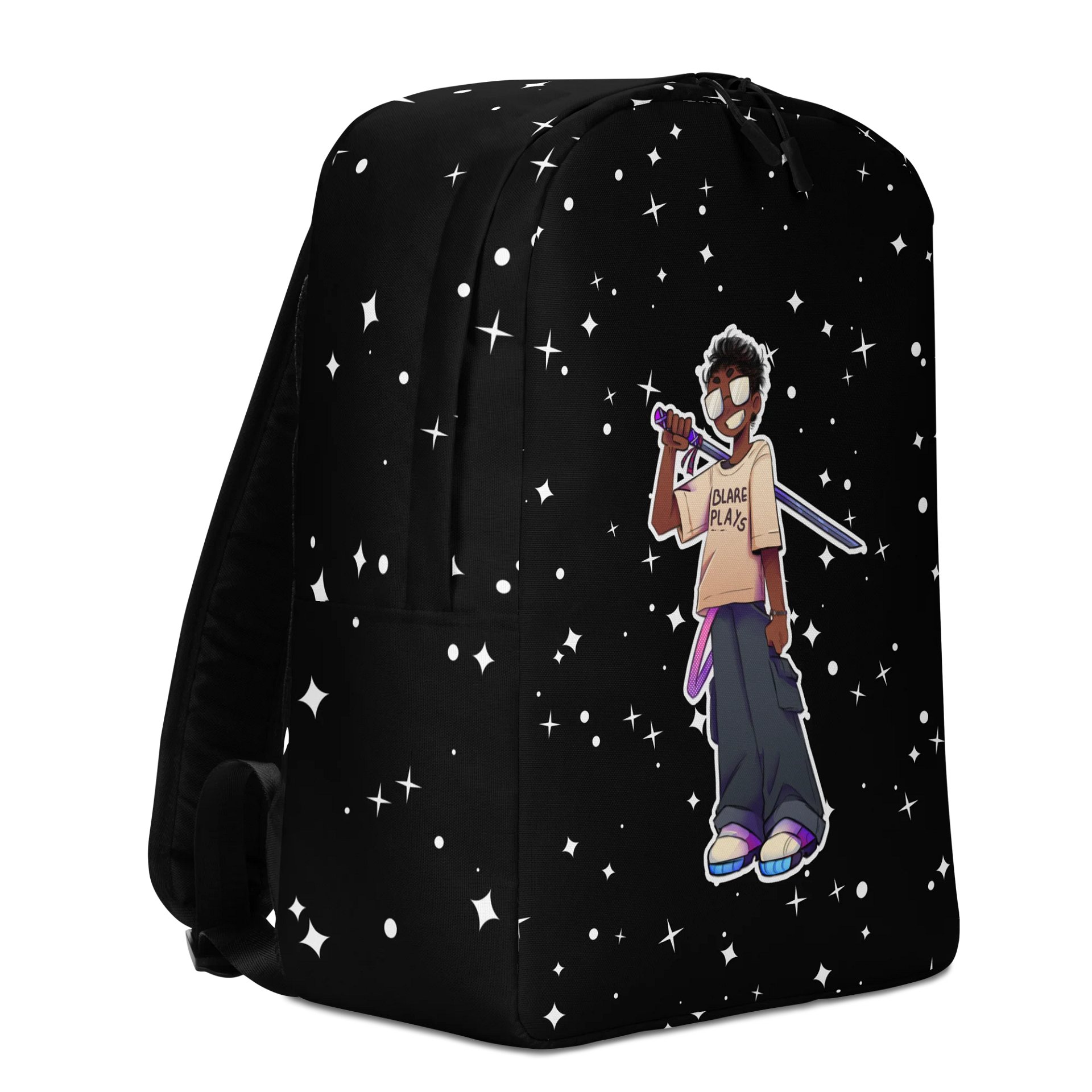 Cosmic Blare All-Over Print Backpack product image (3)