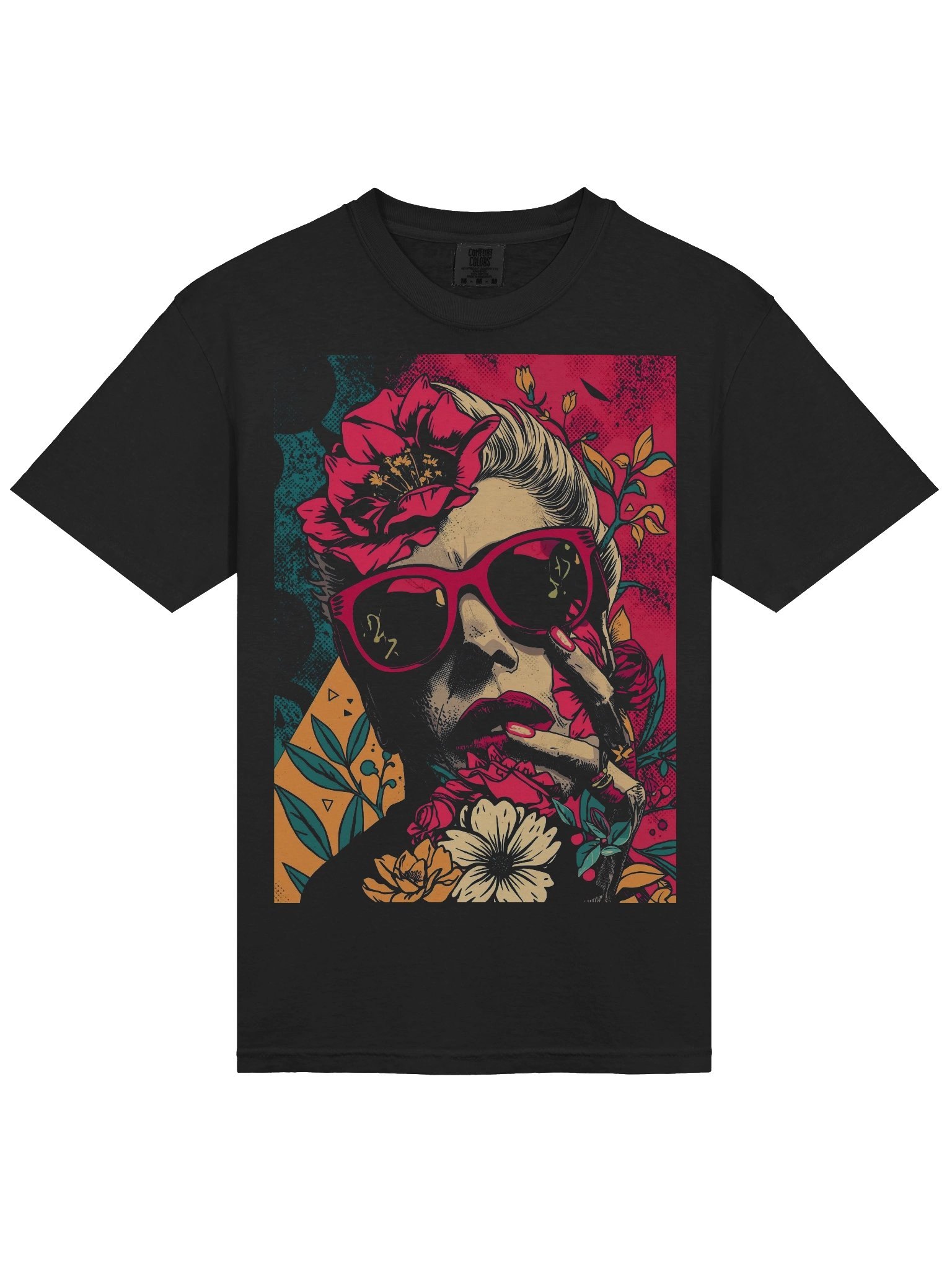 Cat‑Eye Blossom Heavyweight Tee product image (3)
