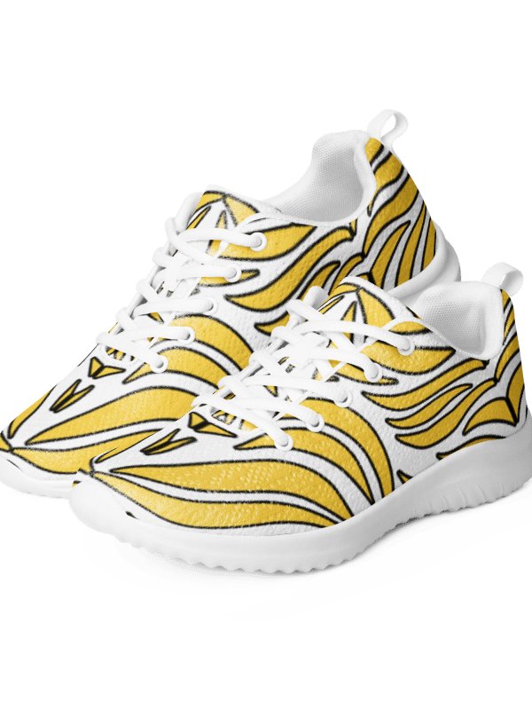 Golden Pulse: Symmetrisches Tribal-Muster Women's Sneakers product image (4)
