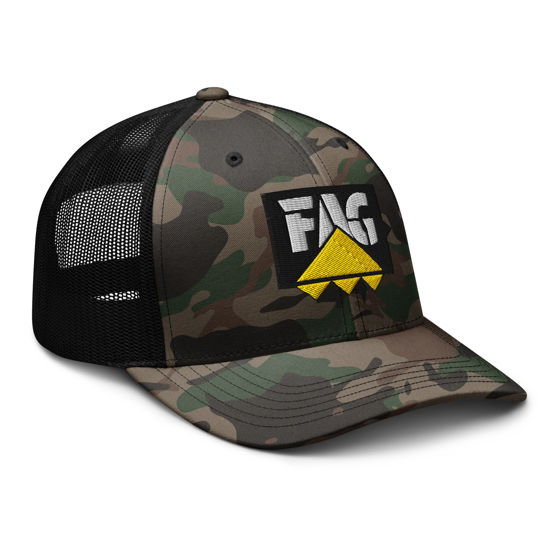 HIGH TECH RED NECH GAY RNC CAMO TRUCKER HAT product image (6)