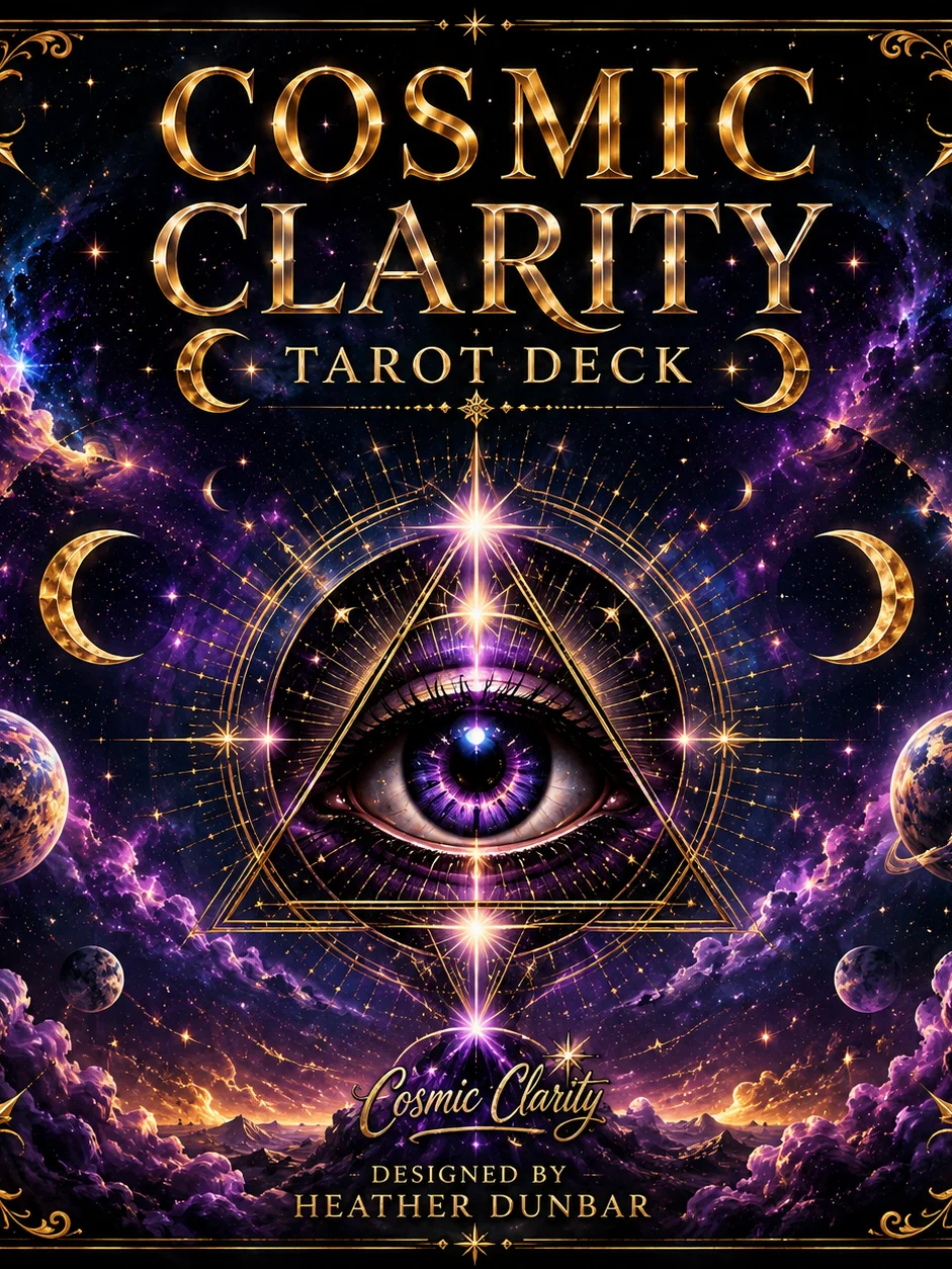 Cosmic Clarity Printable Tarot Deck product image (1)
