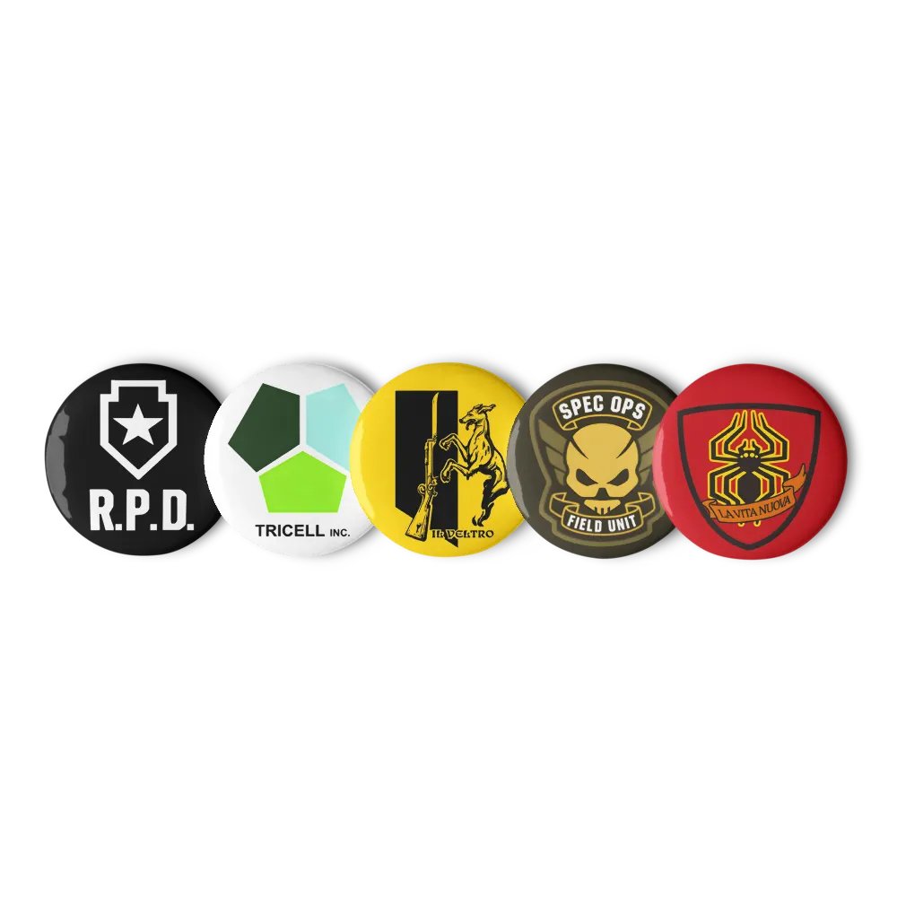 Resident Evil Organizations Pin Set 2 product image (4)