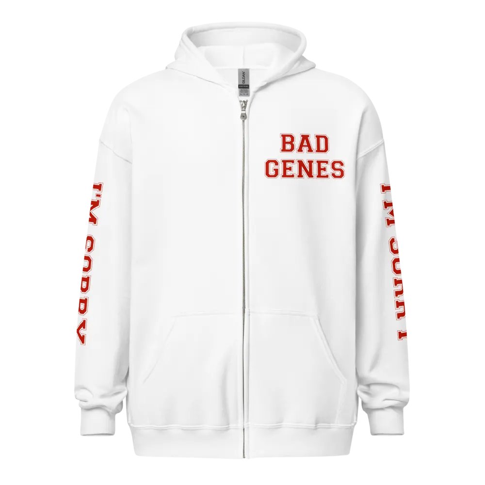 (2 sided) Bad Genes zip hoodie product image (3)
