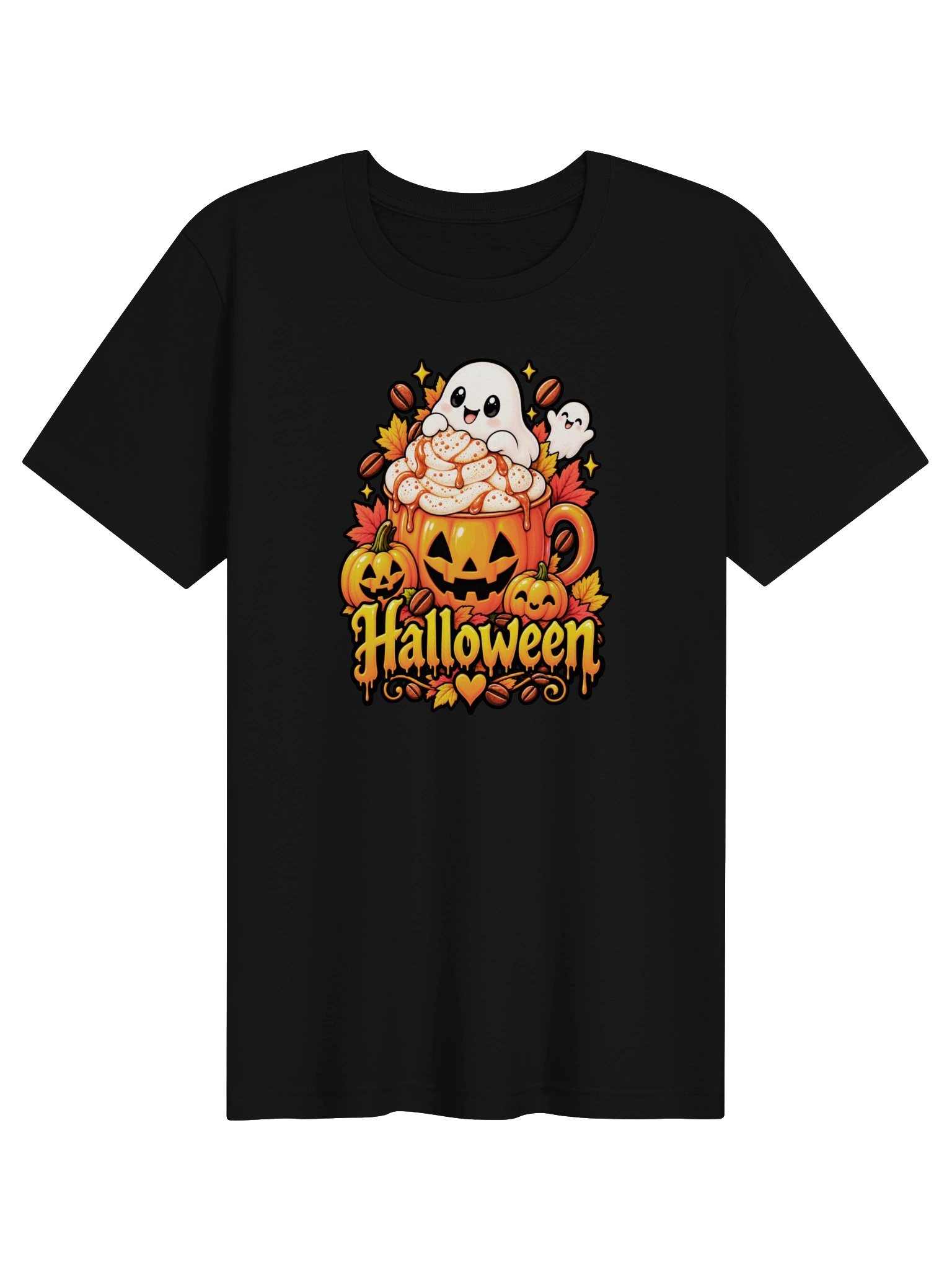 Halloween Pumpkin Coffee – Cute Ghost & Coffee product image (4)