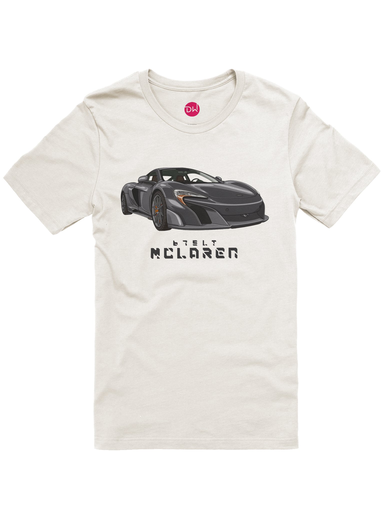 Black McLaren 675LT Shirt (Retro, Sketch, Silhouette) product image (2)