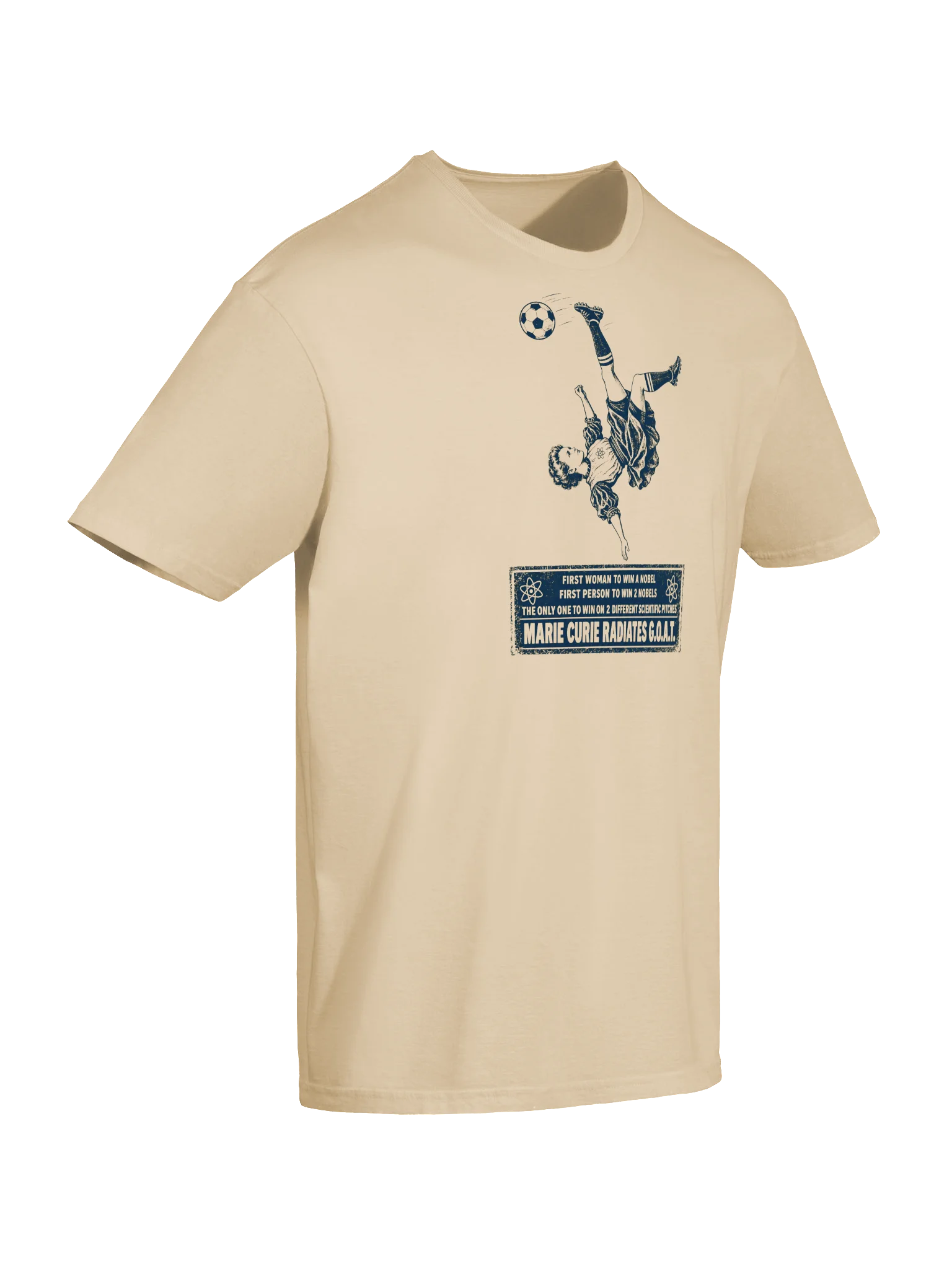 Marie Curie Legendary GOAT Soccer Tee product image (6)