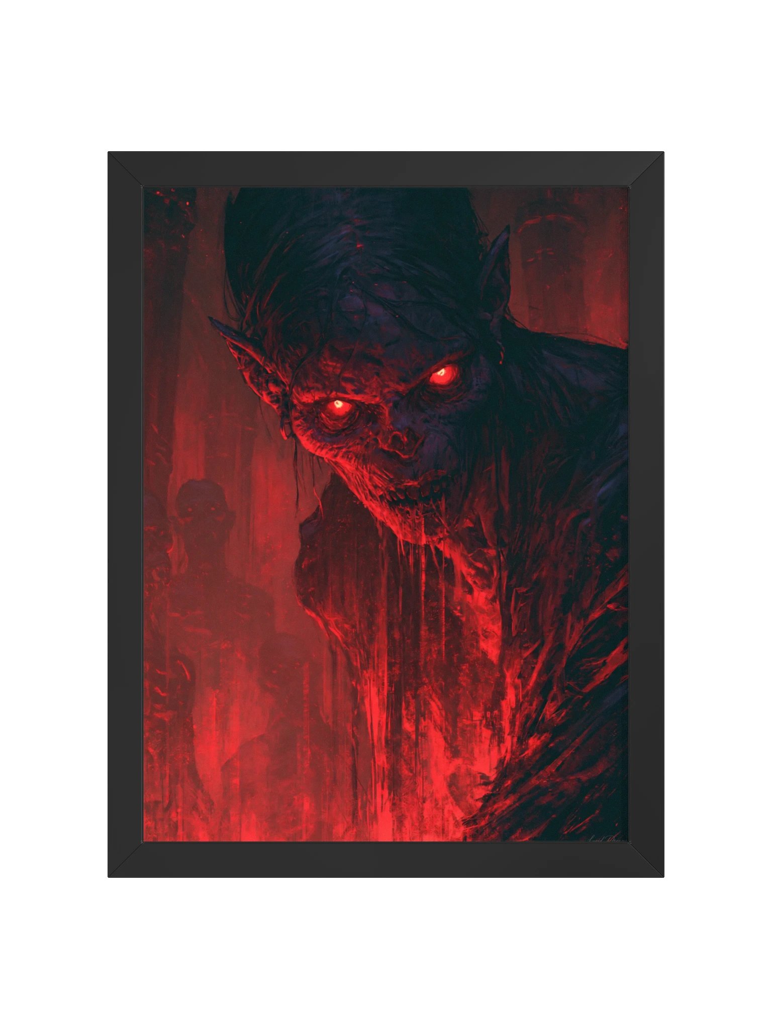 Crimson Monster Framed Art Print — Crimson Revenant product image (5)