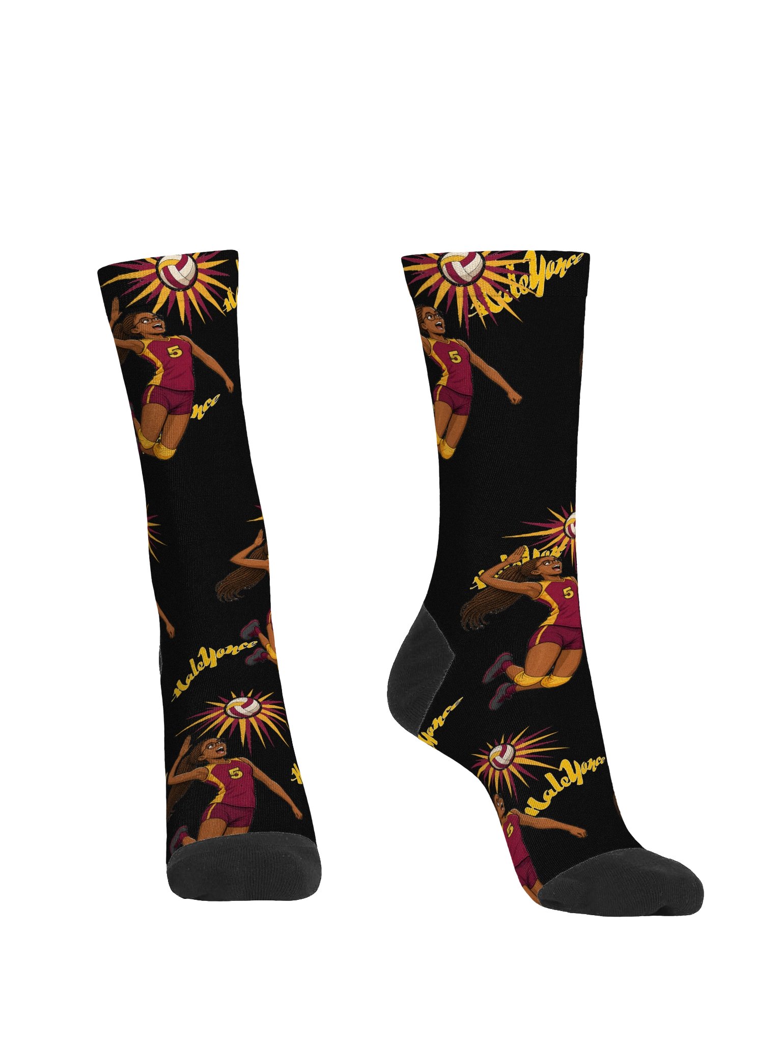 Haleyonce Volleyball Foot Mittens product image (2)