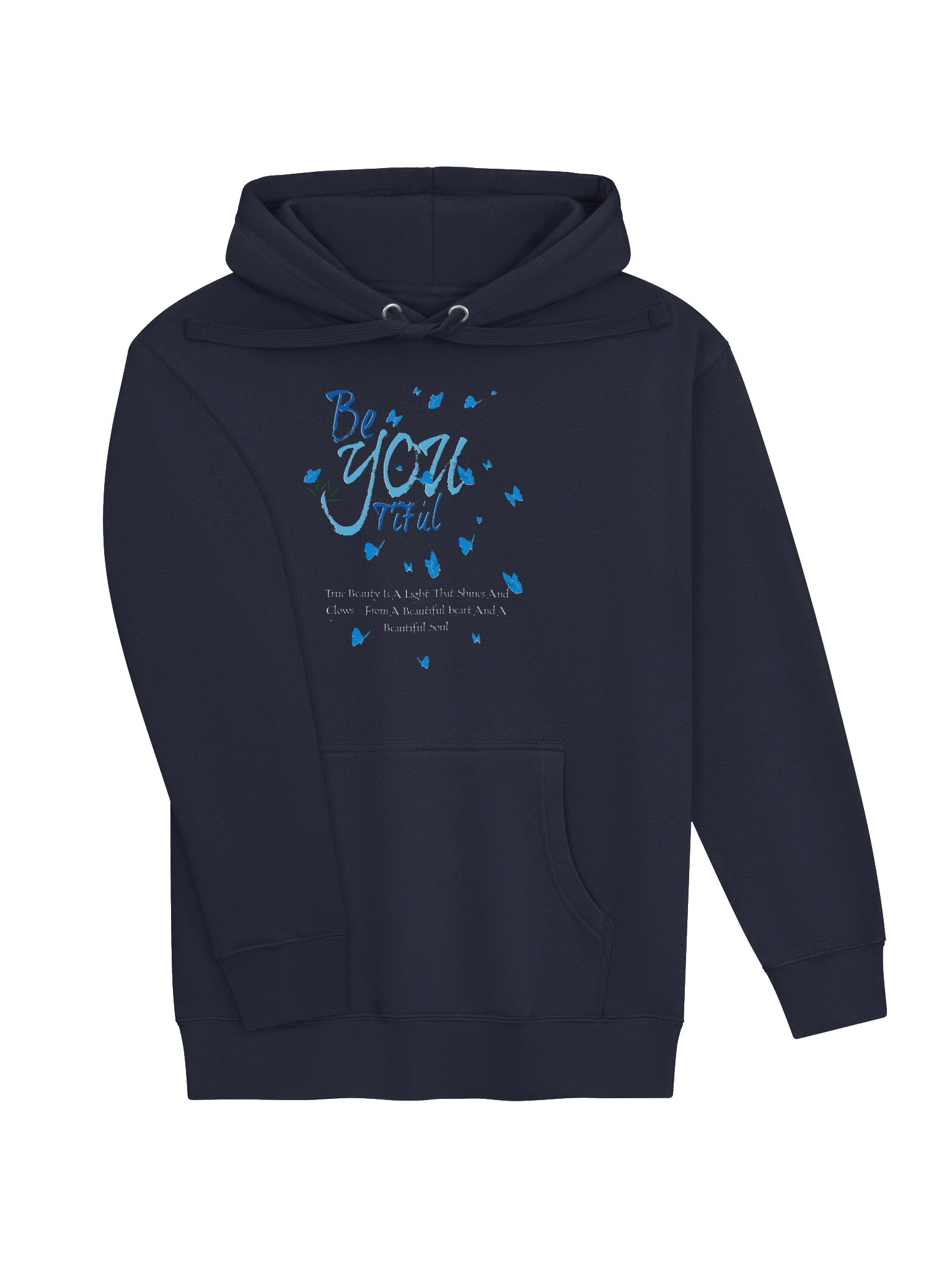 Be-You-Tiful Butterfly Quote Hoodie product image (11)