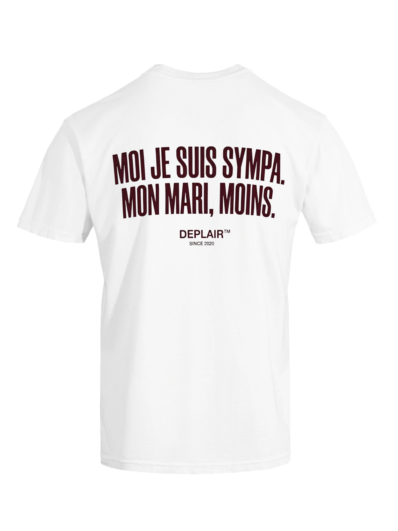 Moi je suis sympa. Mon mari, moins. — T-shirt femme product image (3)
