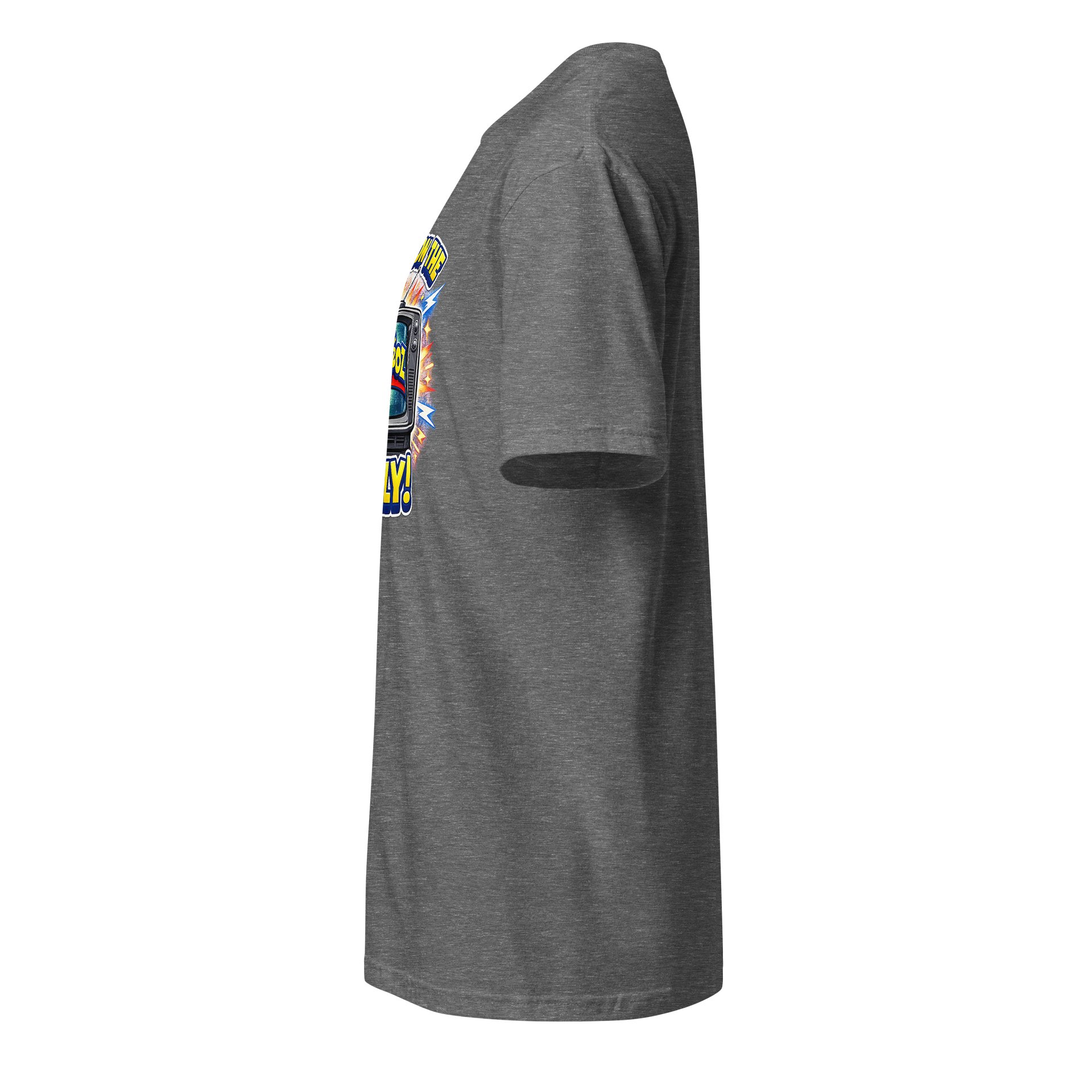 Pop it on the telly basic grey tee product image (3)