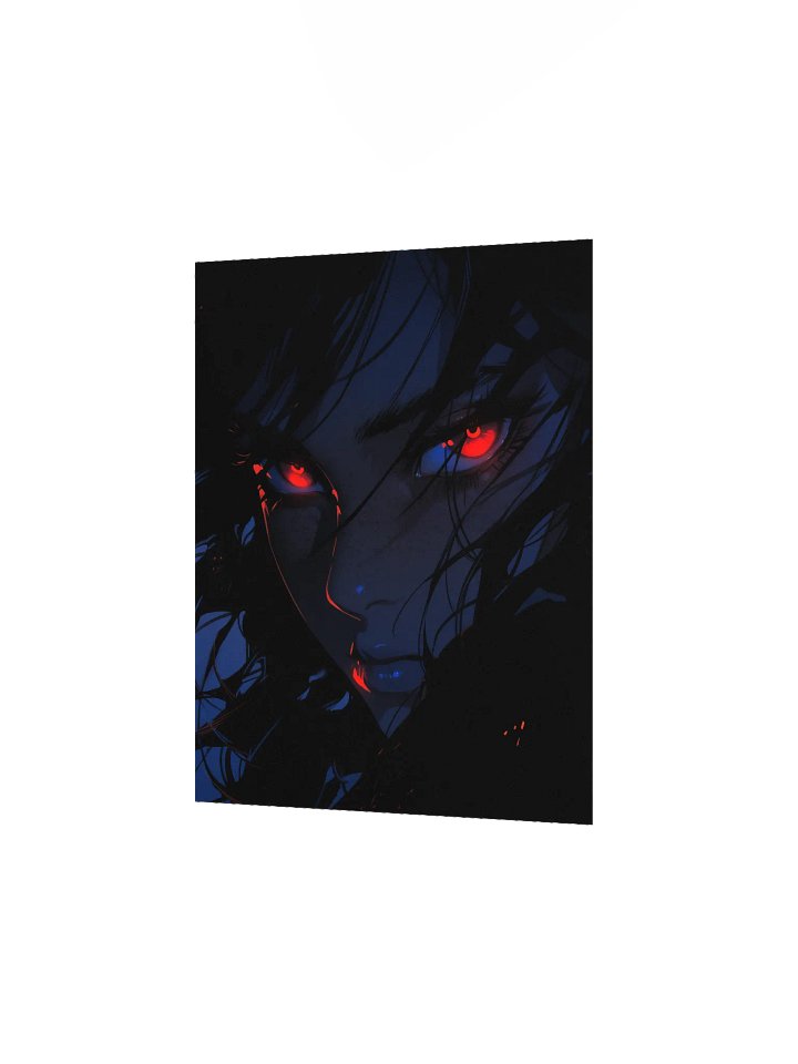 Crimson Gaze Matte Poster product image (8)
