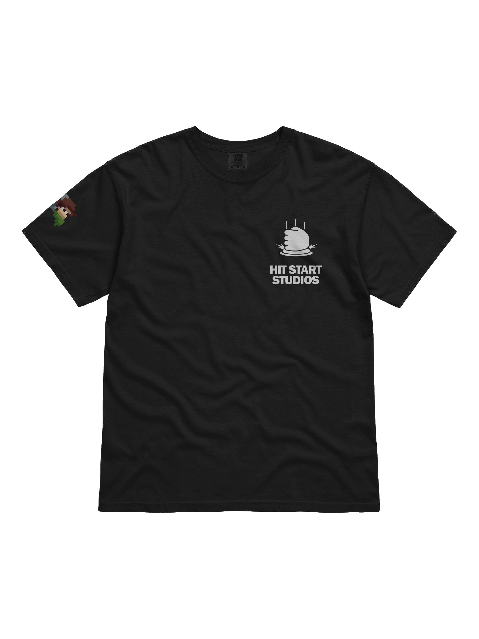 Hit Start Heavyweight T-Shirt Black product image (4)