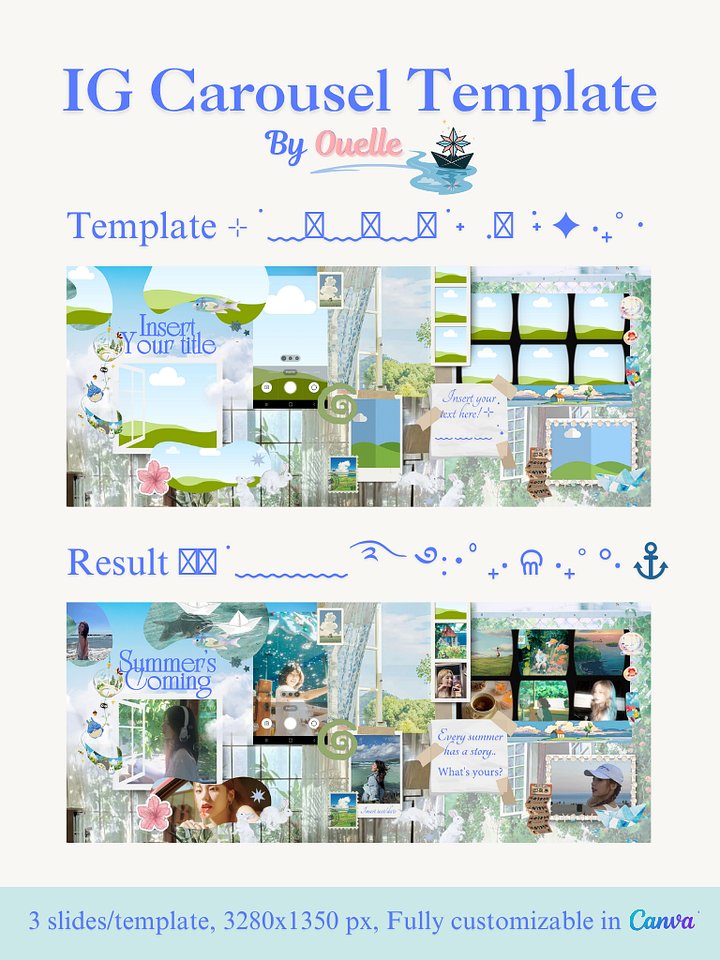 Summer's Story Moodboard Carousel (Template) product image (2)