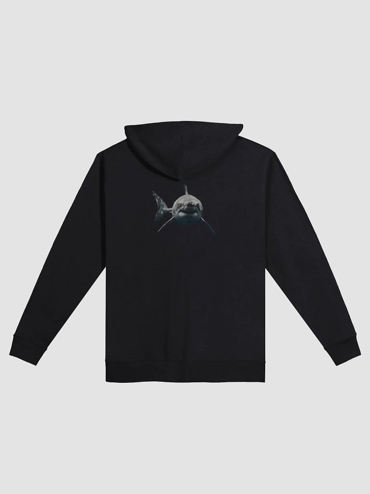 Great White Shark Fleece Zip-Up Hoodie product image (2)