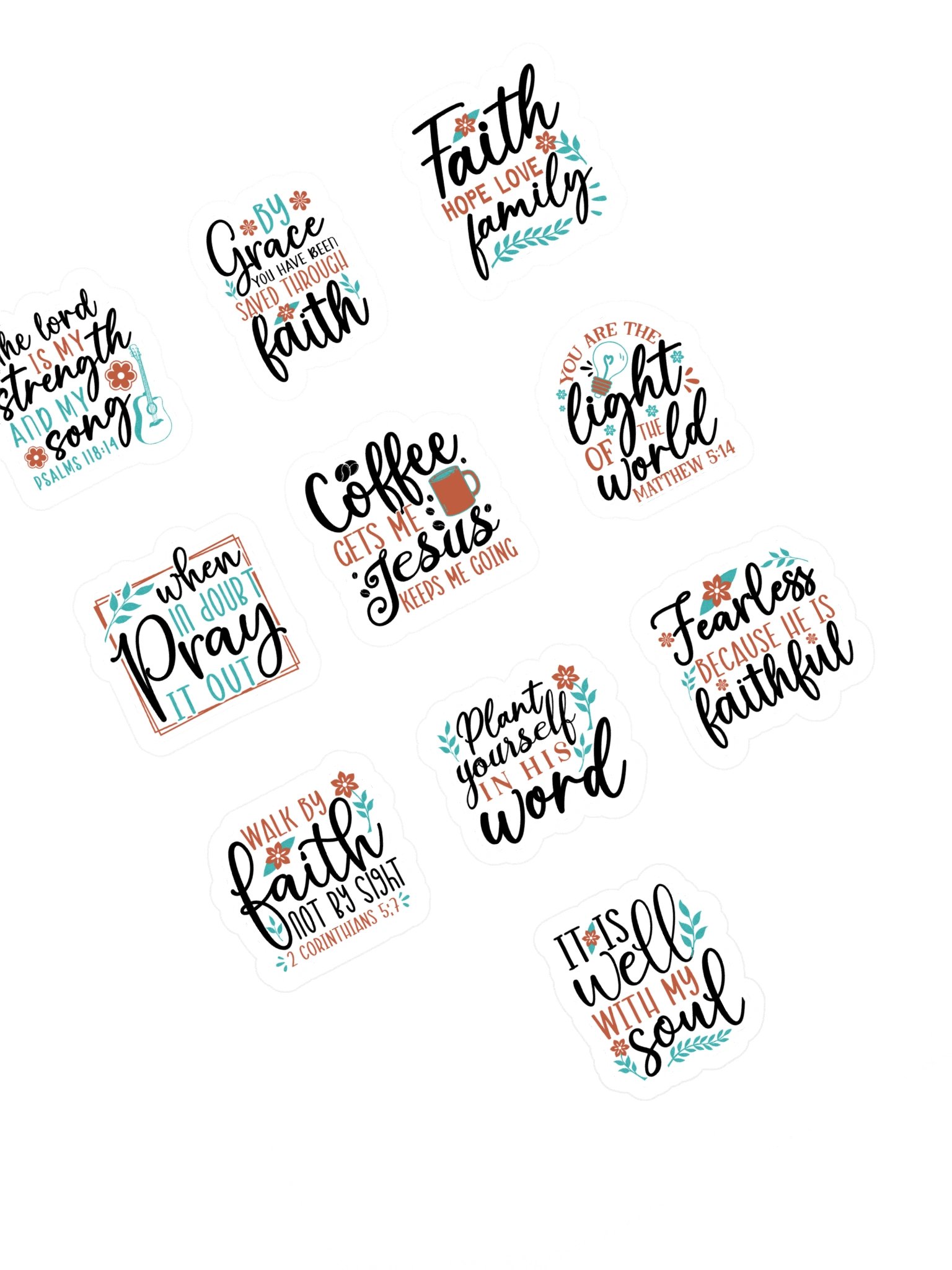 Faithful Reminders Sticker Sheet product image (1)