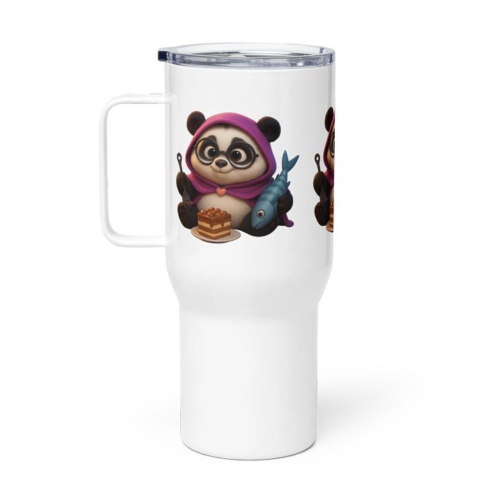 Yummy Panda - Travel Mug with a Handle product image (1)