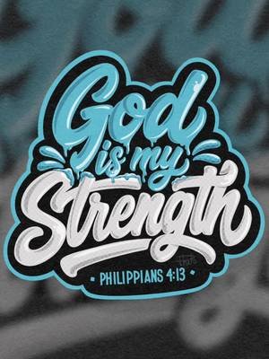 God is my strength. No matter what today brings, I’m never fighting alone. “I can do all things through Christ who strengthens me.” — Philippians 4:13 ✝️ #Faith #ChristianTok #Philippians413 #Jesus #BibleVerse   