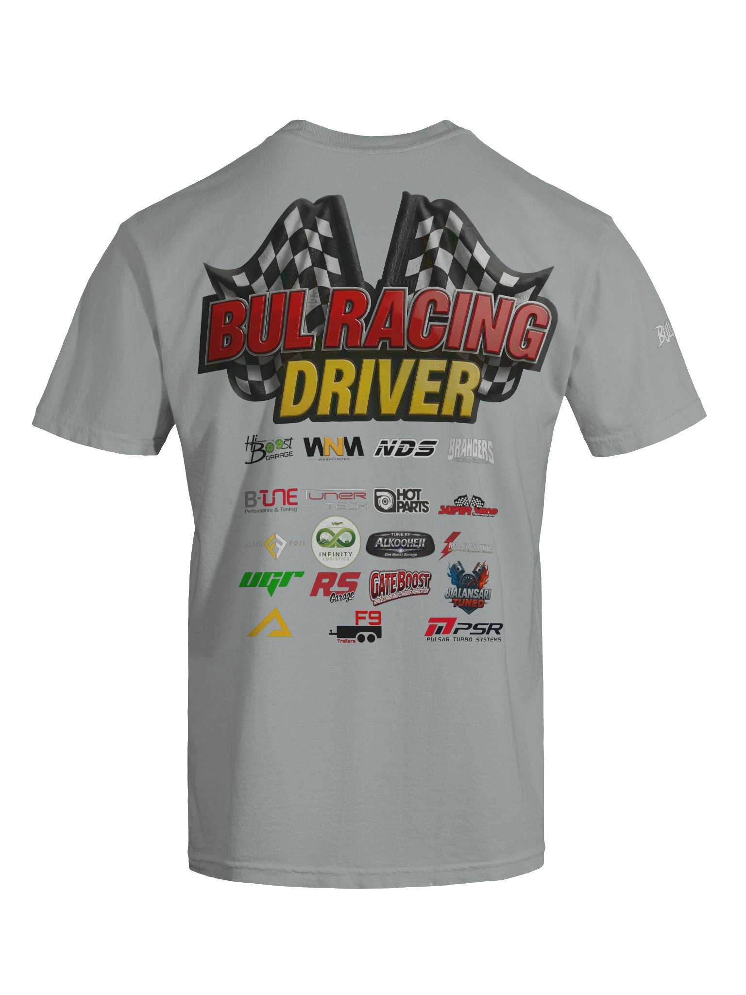 BULRACING driver -Dyed Heavyweight T-Shirt Team - 8rPRwYF0oZc