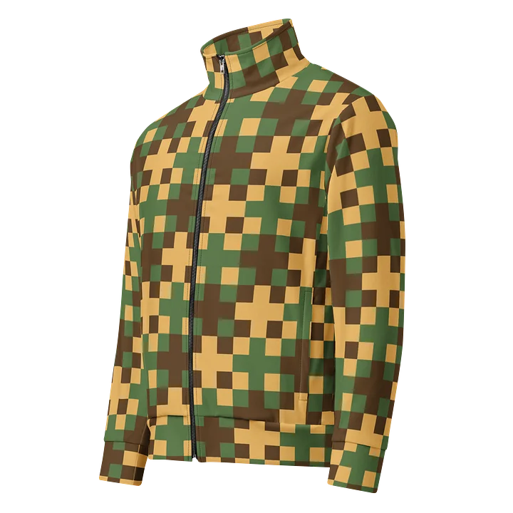 Geometric Woven Pattern Track Jacket product image (1)