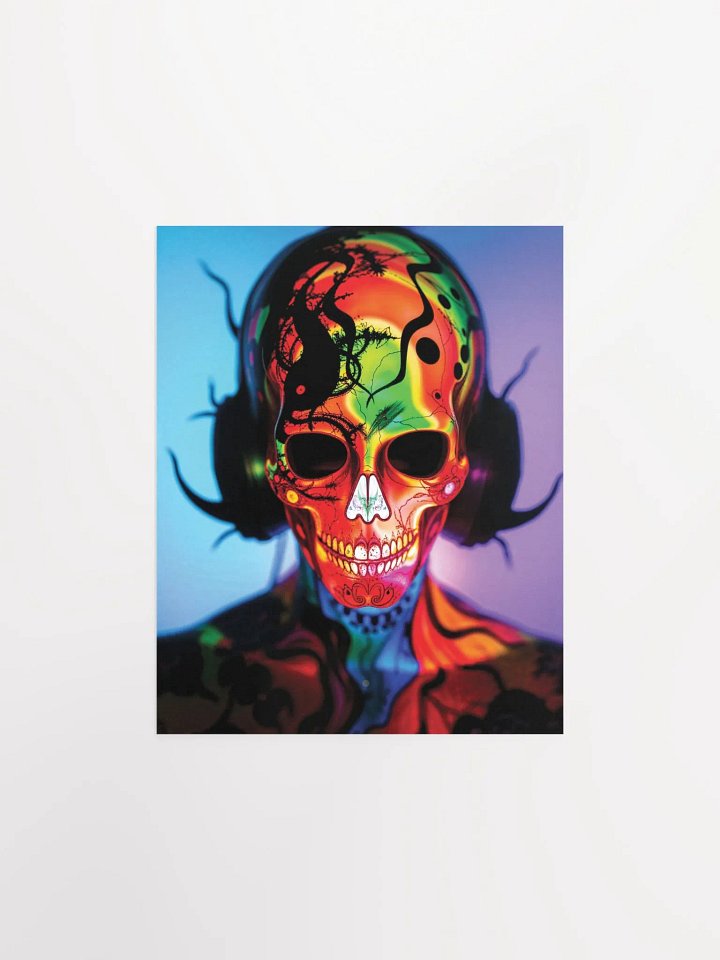 Neon Skull Poster product image (5)