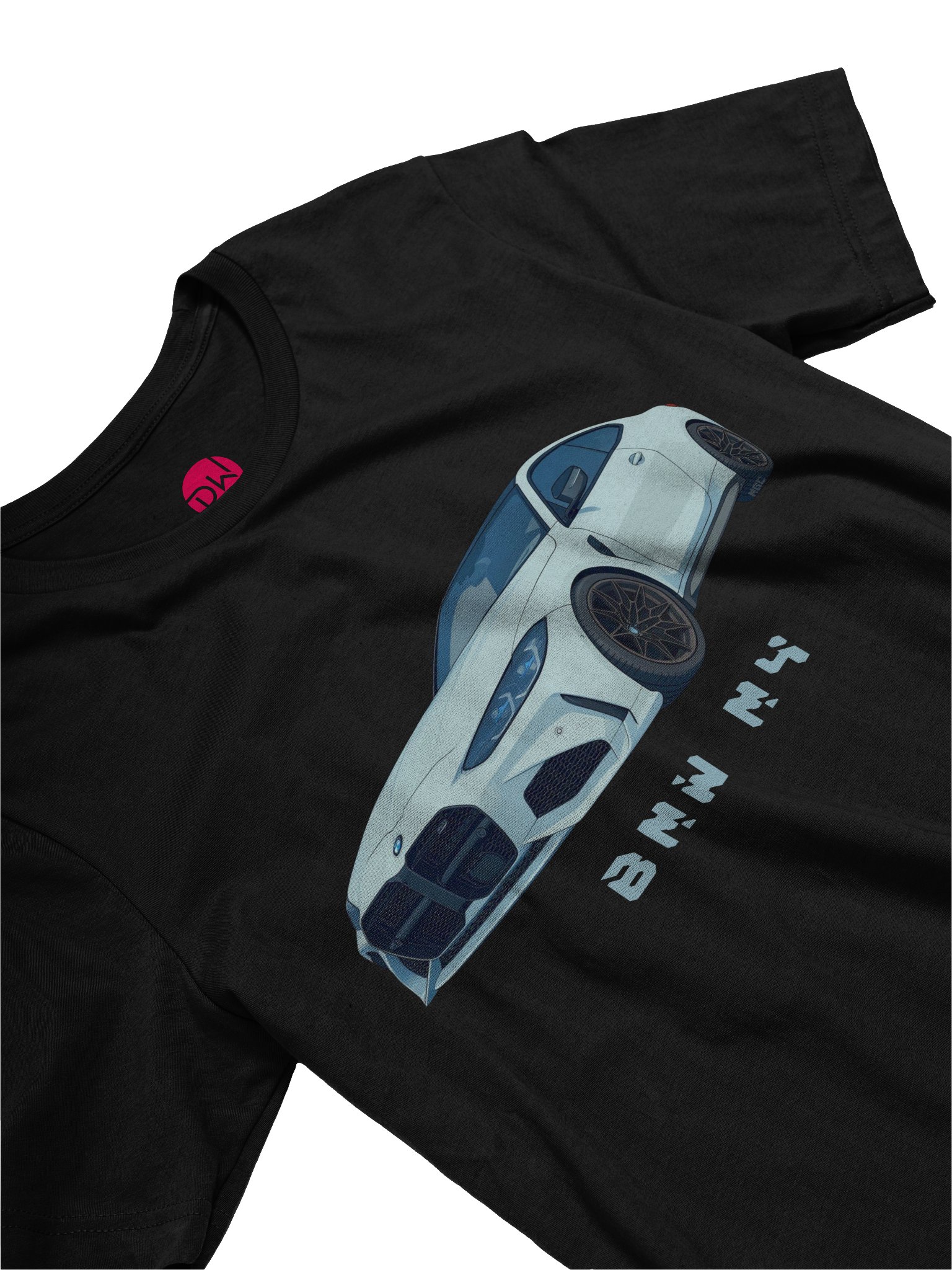 Grey BMW M4 Shirt (Retro, Sketch, Silhouette) product image (23)