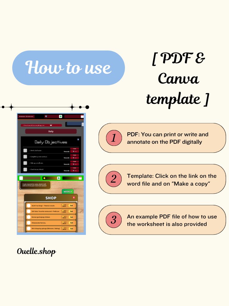 Mobile - Game themed Task Checklist (PDF & Template) product image (6)