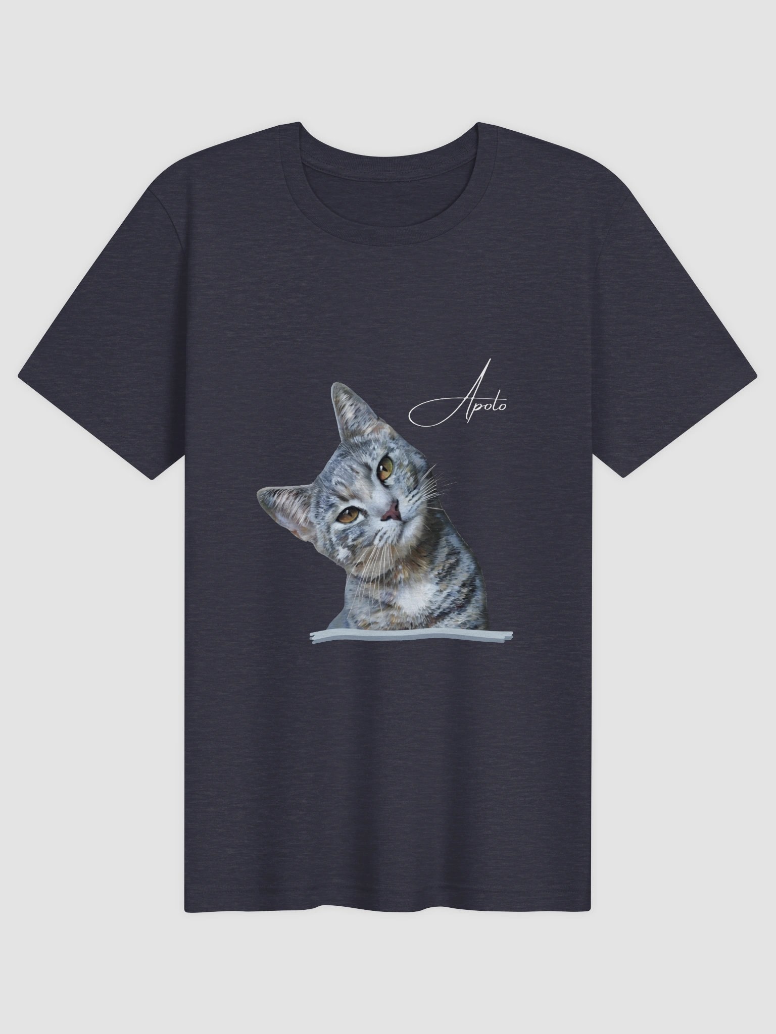 Custom Oil Painting Style Pet Portrait T-Shirt product image (3)