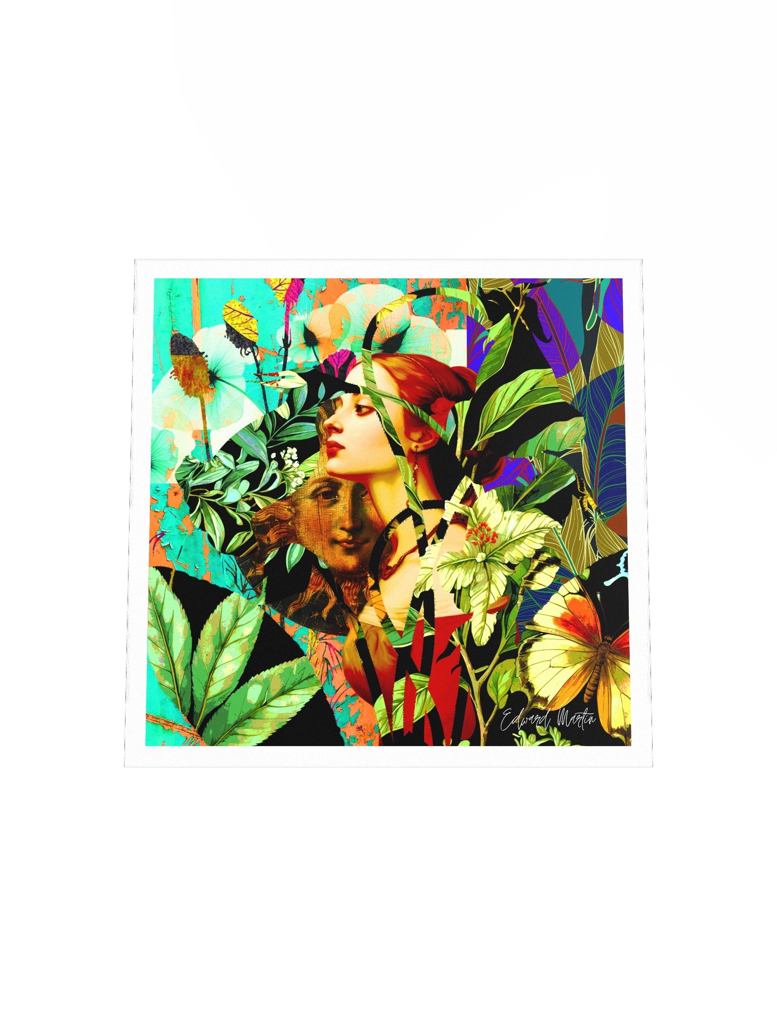 'Secret Garden of the Muse' by Edward Martin Collage Poster product image (20)